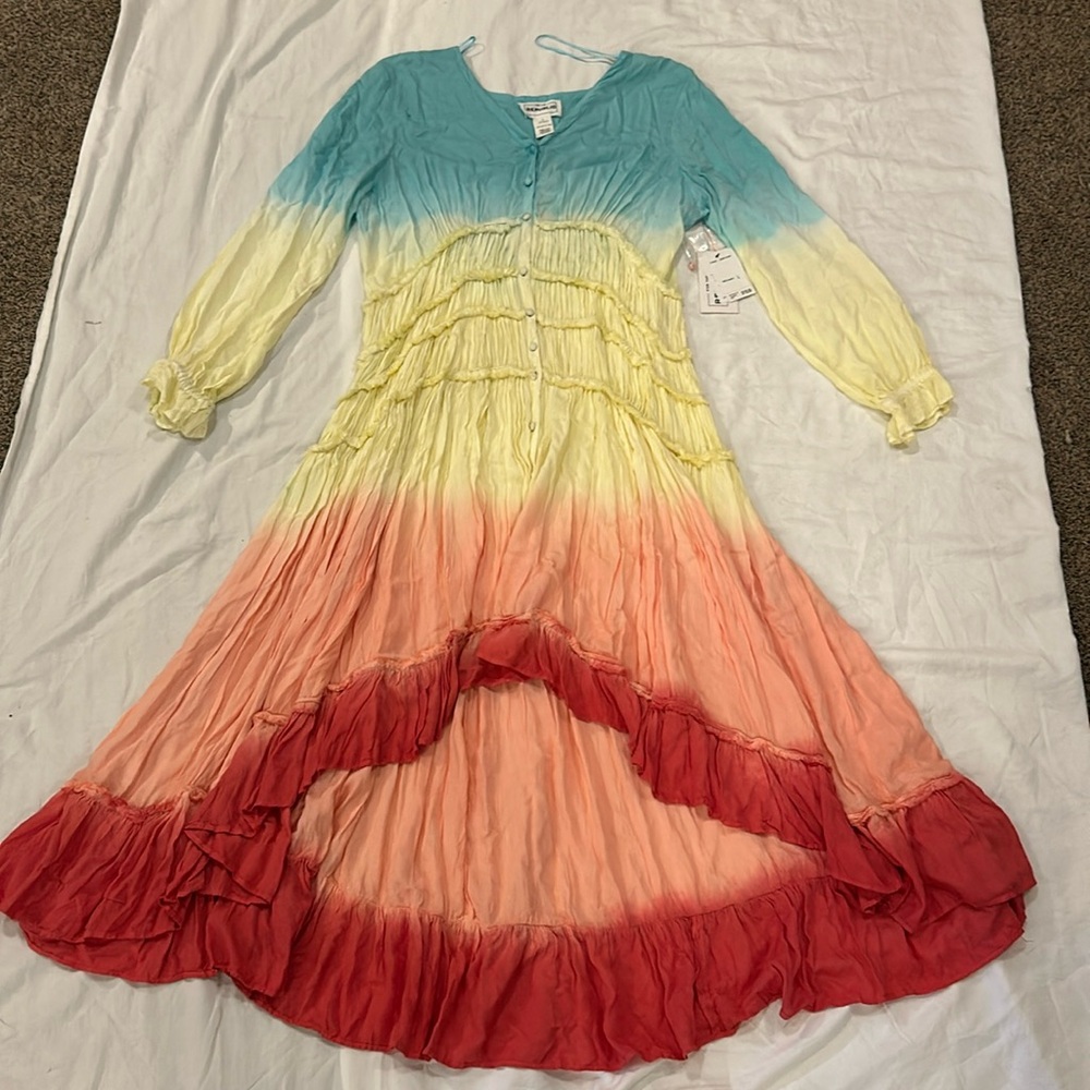 For the Replublic rainbow ombré dress
